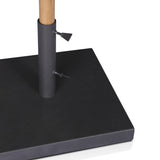 Baska Outdoor Rectangular Umbrella - Fine Sanded Teak-Fsc / Arashi Salt - Arashi Salt | shipping 10/10/2026