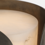 Featuring Armise 14" Sconce Mottled Pewter by Visual Comfort at Amethyst Home. Armise 14" Sconce in Mottled Pewter with Alabaster
Overall Dimensions: 7" L x 7" W x 14" H Weight : 18 lbs.. Amethyst Home provides interior design, new construction, custom furniture, and area rugs in the Alpharetta metro area