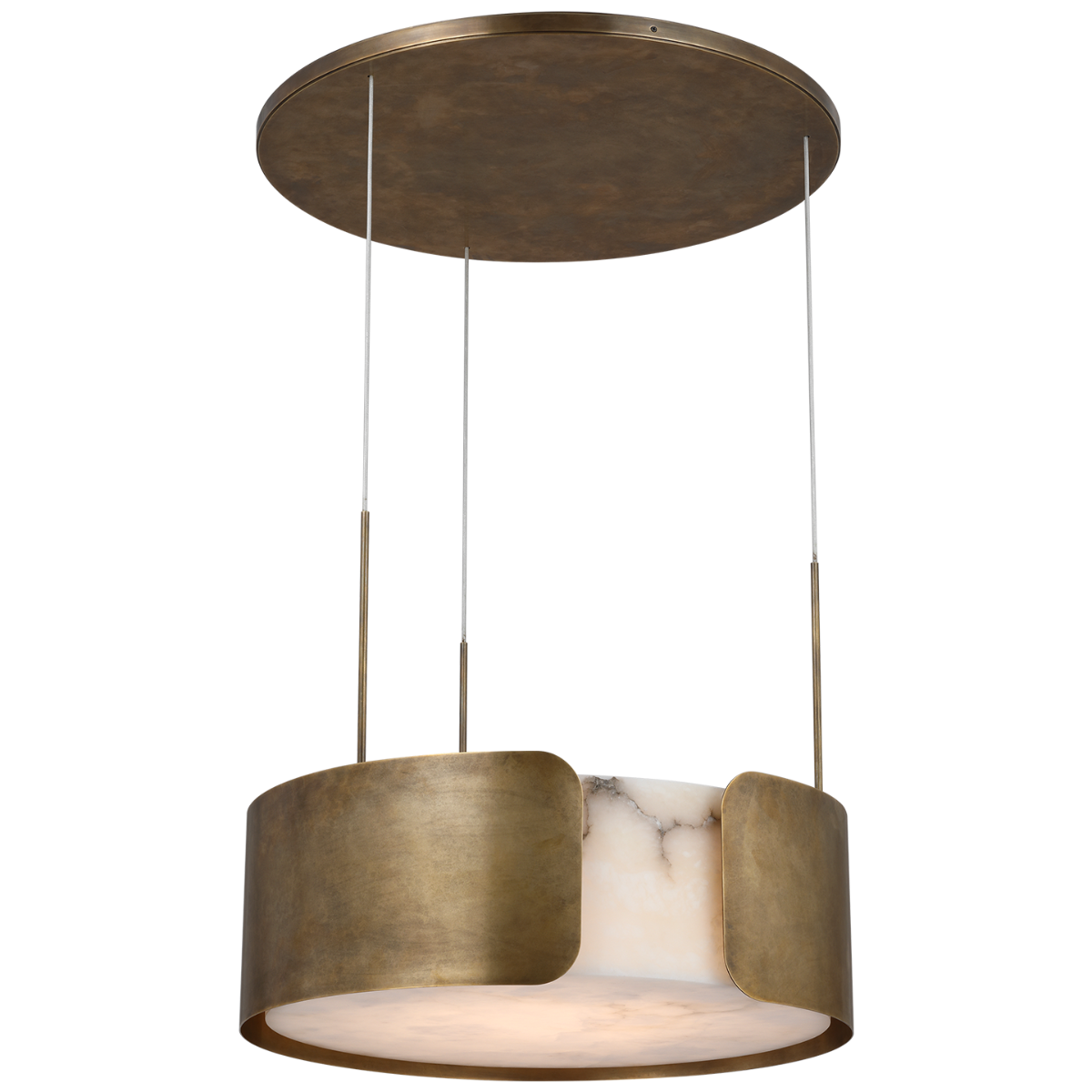 Featuring Armise 28" Drum Chandelier Mottled Brass by Visual Comfort at Amethyst Home. Armise 28" Drum Chandelier in Mottled Brass with Alabaster
Overall Dimensions: 27.5" L x 27.5" W x 241.25" HWeight: 128 lbs.. Amethyst Home provides interior design, new construction, custom furniture, and area rugs in the Newport Beach metro area