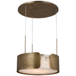 Featuring Armise 28" Drum Chandelier Mottled Brass by Visual Comfort at Amethyst Home. Armise 28" Drum Chandelier in Mottled Brass with Alabaster
Overall Dimensions: 27.5" L x 27.5" W x 241.25" HWeight: 128 lbs.. Amethyst Home provides interior design, new construction, custom furniture, and area rugs in the Newport Beach metro area