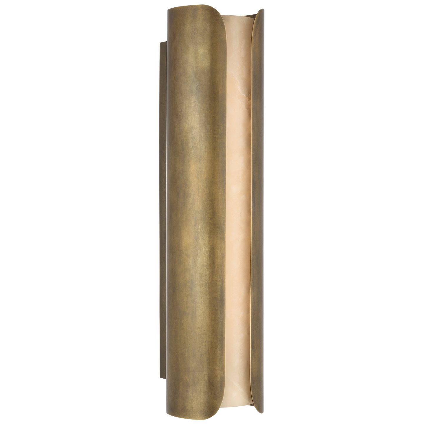 Featuring Armise 29" Sconce Mottled Brass by Visual Comfort at Amethyst Home. Introducing the Armise 29" Sconce Mottled Brass, a sophisticated and exclusive addition to your home decor. This elegant sconce provides soft, warm lighting and adds a touch of luxury to any room. Crafted with a mottled brass finish, it is a truly tasteful and artistic piece.
Overall Dimensions: 7" L x. Amethyst Home provides interior design, new construction, custom furniture, and area rugs in the Kansas City metro area