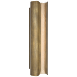 Featuring Armise 29" Sconce Mottled Brass by Visual Comfort at Amethyst Home. Introducing the Armise 29" Sconce Mottled Brass, a sophisticated and exclusive addition to your home decor. This elegant sconce provides soft, warm lighting and adds a touch of luxury to any room. Crafted with a mottled brass finish, it is a truly tasteful and artistic piece.
Overall Dimensions: 7" L x. Amethyst Home provides interior design, new construction, custom furniture, and area rugs in the Kansas City metro area