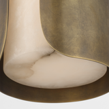 Featuring Armise 29" Sconce Mottled Brass by Visual Comfort at Amethyst Home. Introducing the Armise 29" Sconce Mottled Brass, a sophisticated and exclusive addition to your home decor. This elegant sconce provides soft, warm lighting and adds a touch of luxury to any room. Crafted with a mottled brass finish, it is a truly tasteful and artistic piece.
Overall Dimensions: 7" L. Amethyst Home provides interior design, new construction, custom furniture, and area rugs in the Newport Beach metro area