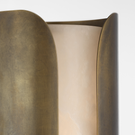 Featuring Armise 29" Sconce Mottled Brass by Visual Comfort at Amethyst Home. Introducing the Armise 29" Sconce Mottled Brass, a sophisticated and exclusive addition to your home decor. This elegant sconce provides soft, warm lighting and adds a touch of luxury to any room. Crafted with a mottled brass finish, it is a truly tasteful and artistic piece.
Overall Dimensions: 7" L x 7" . Amethyst Home provides interior design, new construction, custom furniture, and area rugs in the Seattle metro area