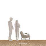 Featuring Ashburn Crete Putty Chair by Four Hands at Amethyst Home. Meet your new favorite chair. Fixed cushioning upholstered in a brushed, textural fabric pairs with a slim steel frame and padded armrests. S-spring suspension and foam cushioning provide lasting support. Overall Dimensions: 28.25"w x 34.25"d x 31.00"h. Amethyst Home provides interior design, new home construction design consulting, vintage area rugs, and lighting in the Newport Beach metro area.