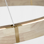 Featuring Ashok 31 Chandelier Hand Rubbed Antique Brass by Visual Comfort at Amethyst Home. Circles of different sizes and thicknesses take center stage with the simplicity of the Ashok chandelier by Sean Lavin. Featuring a solid wood ring with brass inlay details, the fixture also has an optional collar ring. The minimalist ring chandelier will complement modern decor and can illumi. Amethyst Home provides interior design, new construction, custom furniture, and area rugs in the Boston metro area