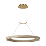 Featuring Ashok 31 Chandelier Hand Rubbed Antique Brass by Visual Comfort at Amethyst Home. Circles of different sizes and thicknesses take center stage with the simplicity of the Ashok chandelier by Sean Lavin. Featuring a solid wood ring with brass inlay details, the fixture also has an optional collar ring. The minimalist ring chandelier will complement modern decor and can i. Amethyst Home provides interior design, new construction, custom furniture, and area rugs in the Kansas City metro area