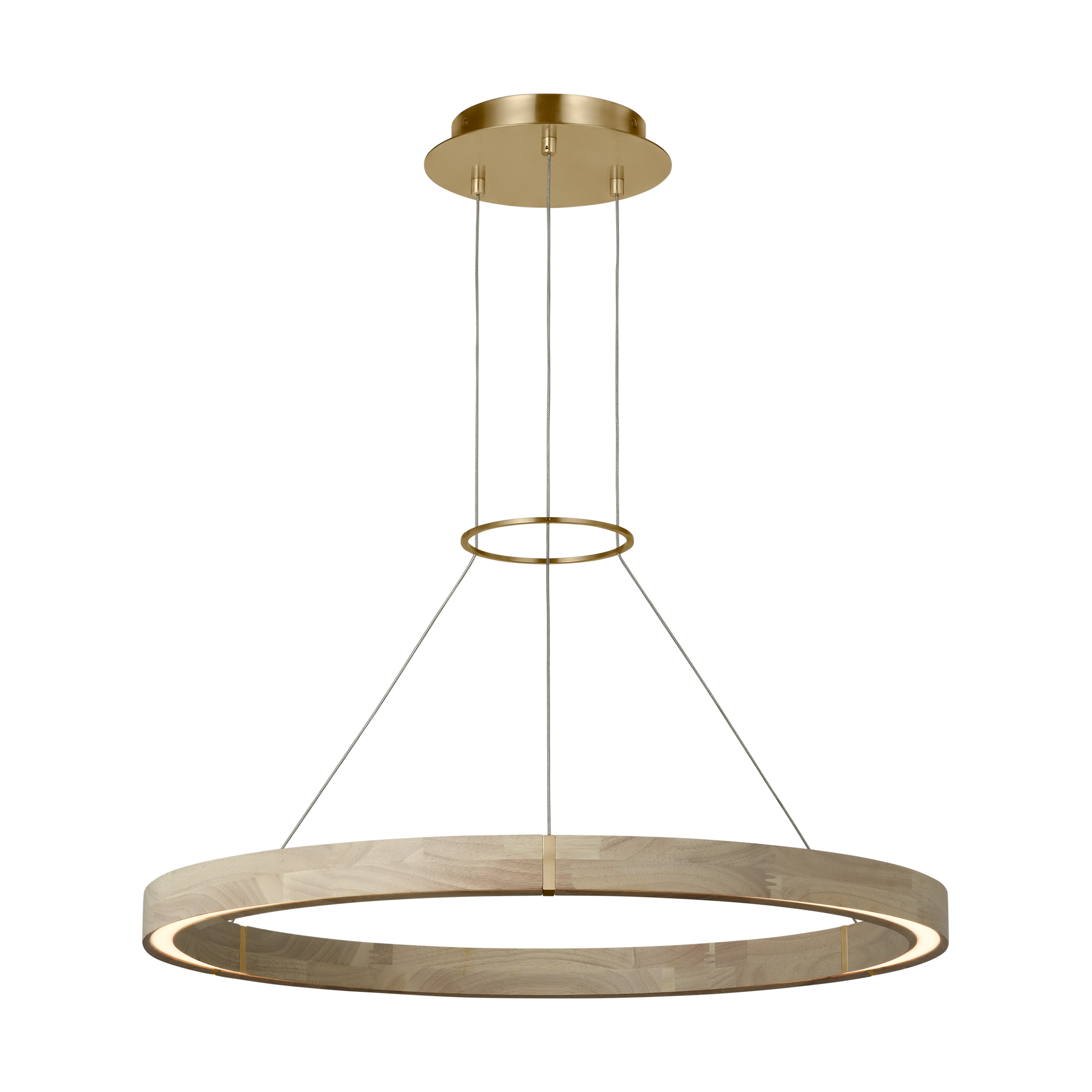 Featuring Ashok 31 Chandelier Hand Rubbed Antique Brass by Visual Comfort at Amethyst Home. Circles of different sizes and thicknesses take center stage with the simplicity of the Ashok chandelier by Sean Lavin. Featuring a solid wood ring with brass inlay details, the fixture also has an optional collar ring. The minimalist ring chandelier will complement modern decor and can i. Amethyst Home provides interior design, new construction, custom furniture, and area rugs in the Kansas City metro area