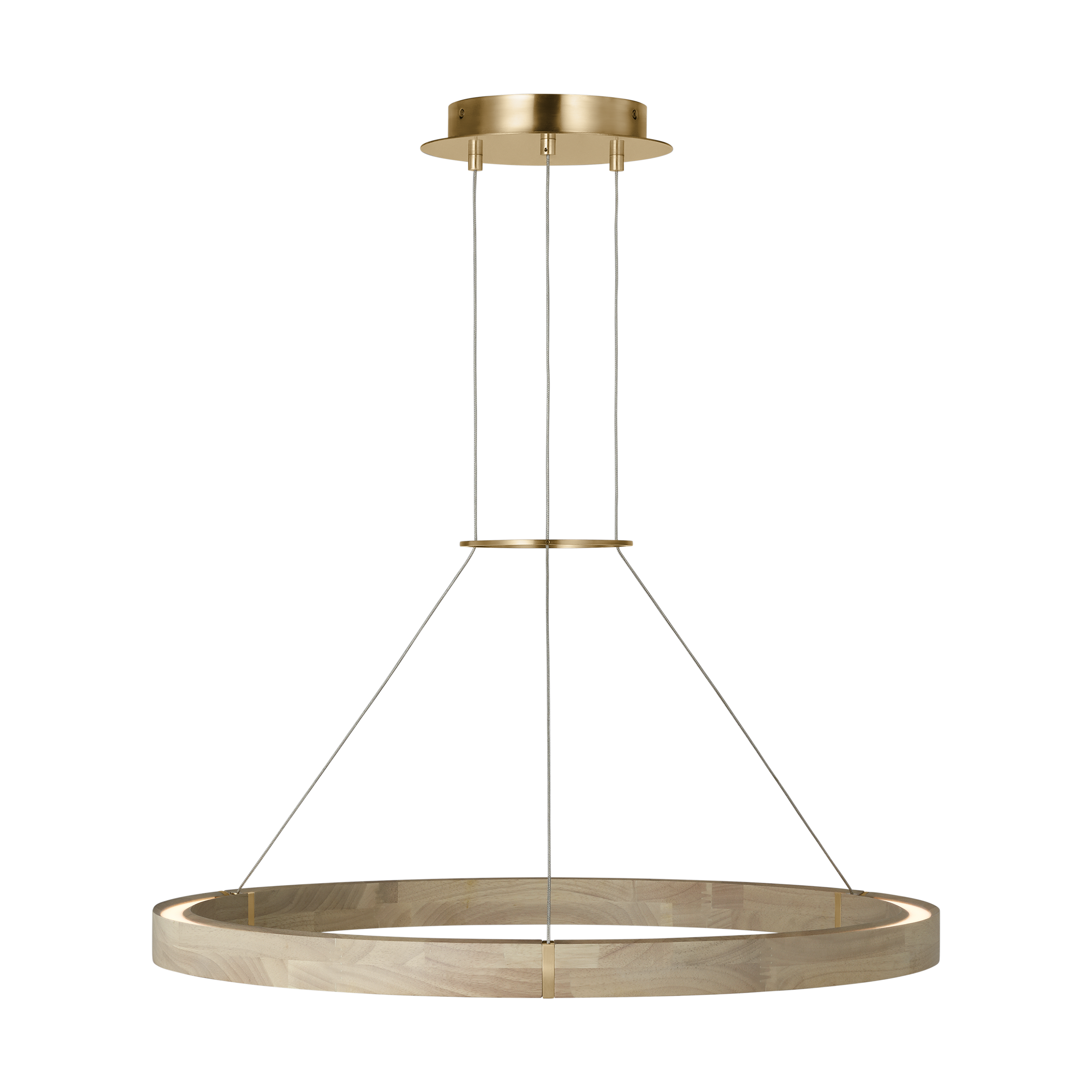 Featuring Ashok 31 Chandelier Hand Rubbed Antique Brass by Visual Comfort at Amethyst Home. Circles of different sizes and thicknesses take center stage with the simplicity of the Ashok chandelier by Sean Lavin. Featuring a solid wood ring with brass inlay details, the fixture also has an optional collar ring. The minimalist ring chandelier will complement modern decor and can. Amethyst Home provides interior design, new construction, custom furniture, and area rugs in the Winter Garden metro area