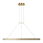 Featuring Ashok 49 Chandelier Hand Rubbed Antique Brass by Visual Comfort at Amethyst Home. Circles of different sizes and thicknesses take center stage with the simplicity of the Ashok chandelier by Sean Lavin. Featuring a solid wood ring with brass inlay details, the fixture also has an optional collar ring. The minimalist ring chandelier will complement modern decor and can il. Amethyst Home provides interior design, new construction, custom furniture, and area rugs in the Des Moines metro area