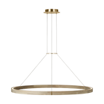 Featuring Ashok 49 Chandelier Hand Rubbed Antique Brass by Visual Comfort at Amethyst Home. Circles of different sizes and thicknesses take center stage with the simplicity of the Ashok chandelier by Sean Lavin. Featuring a solid wood ring with brass inlay details, the fixture also has an optional collar ring. The minimalist ring chandelier will complement modern decor and can illumin. Amethyst Home provides interior design, new construction, custom furniture, and area rugs in the Tampa metro area