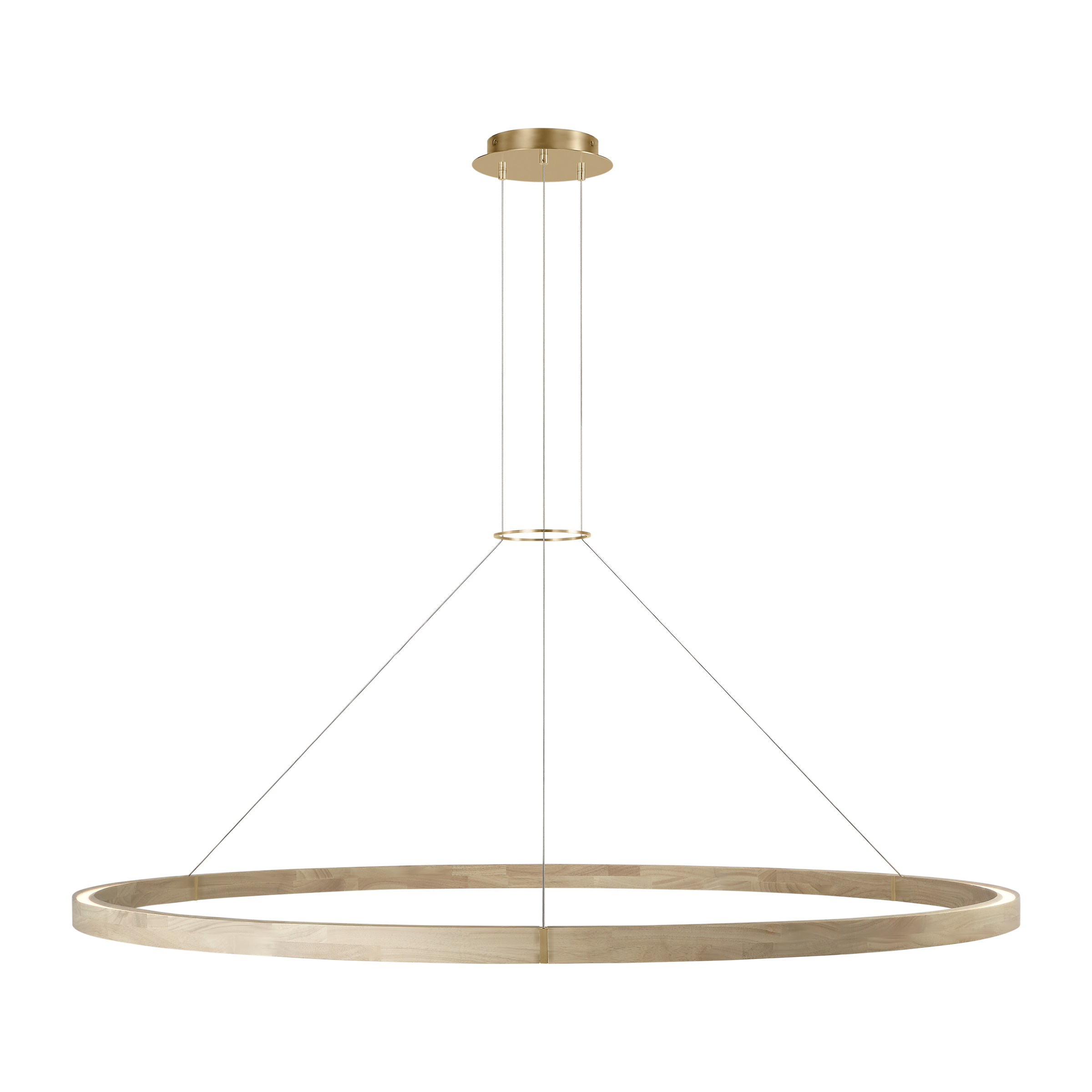 Featuring Ashok 65 Chandelier Hand Rubbed Antique Brass by Visual Comfort at Amethyst Home. Circles of different sizes and thicknesses take center stage with the simplicity of the Ashok chandelier by Sean Lavin. Featuring a solid wood ring with brass inlay details, the fixture also has an optional collar ring. The minimalist ring chandelier will complement modern decor and can i. Amethyst Home provides interior design, new construction, custom furniture, and area rugs in the Los Angeles metro area