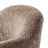 Aurora Swivel Chair - Taupe Shearling | shipping 09/15/2026