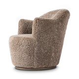 Aurora Swivel Chair - Taupe Shearling | shipping 09/15/2026