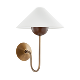 Evan Wall Sconce - Patina Brass