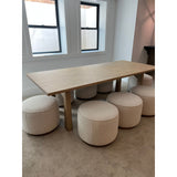 Clanton Aged Light Pine Dining Table | shipping 8/2/2024