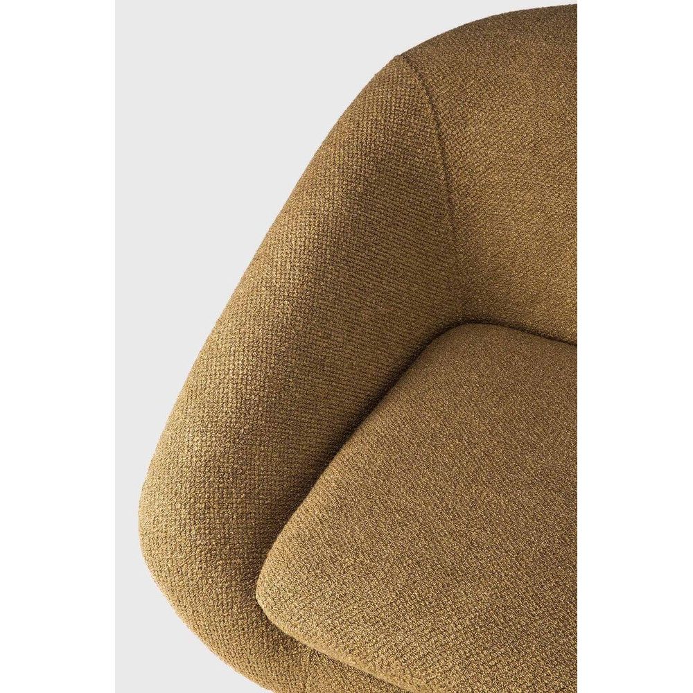 Featuring Barrow Ginger Lounge Chair by Ethnicraft at Amethyst Home. Seeking its inspiration from the 50s, the Barrow lounge chair has an irresistible vintage vibe. The lightness of the metal foot base teamed with premium upholstery are a timeless addition to any space. Let yourself melt into the warm embrace of this incredibly comfortable chair.Weight : 42 lb Dimensions: 31.5 in. Amethyst Home provides interior design, new construction, custom furniture, and area rugs in the Des Moines metro area