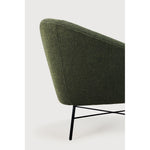 Featuring Barrow Pine Green Lounge Chair by Ethnicraft at Amethyst Home. Seeking its inspiration from the 50s, the Barrow lounge chair has an irresistible vintage vibe. The lightness of the metal foot base teamed with premium upholstery are a timeless addition to any space. Let yourself melt into the warm embrace of this incredibly comfortable chair.Weight : 42 lb Dimensions: 31.. Amethyst Home provides interior design, new construction, custom furniture, and area rugs in the Washington metro area