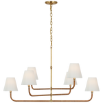 Featuring Basden Extra Large Three Tier Chandelier Antique-Burnished Brass and Natural Rattan by Visual Comfort at Amethyst Home. Introduce opulence into your space with the Basden Extra Large Three Tier Chandelier. Crafted from antique-burnished brass and natural rattan, this exquisite chandelier exudes elegance and sophistication. The three tiers add dimension and grandeur to a. Amethyst Home provides interior design, new construction, custom furniture, and area rugs in the Des Moines metro area