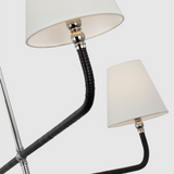 Featuring Basden Extra Large Three Tier Chandelier Polished Nickel and Black Rattan by Visual Comfort at Amethyst Home. Elevate your space with our Basden Extra Large Three Tier Chandelier. This exquisite piece features a polished nickel frame with a striking black rattan accent, creating a luxurious and sophisticated atmosphere. Illuminate any room with this elegant chandelier, perfe. Amethyst Home provides interior design, new construction, custom furniture, and area rugs in the Miami metro area