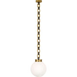 Bellamy 1 Light Statement Chain 12" Globe Chandelier