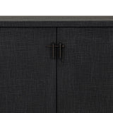 Berlin Media Console - Black Linen