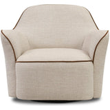 Bethany Alcala Wheat Swivel Chair  Four Hands