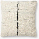 Amber Carla Ivory / Black  Pillow Loloi