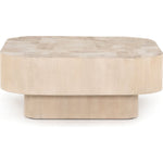 Blanco Coffee Table - Bleached Burl  Four Hands
