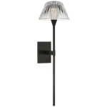 Featuring Blaze 19" Tail Sconce Bronze by Visual Comfort at Amethyst Home. Blaze 19" Tail Sconce in Bronze with Clear Crystal
Overall Dimensions: 5.75" L x 5.75" W x 19" HWeight : 5 lbs.. Amethyst Home provides interior design, new construction, custom furniture, and area rugs in the Kansas City metro area