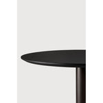 Featuring Blend Dark Bronze Metal Oak Black Dining Table by Ethnicraft at Amethyst Home. The Blend dining table is a dynamic solution that evolves to the needs of modern spaces. Its design features interchangeable table tops, offering flexibility to match any aesthetic, particularly in commercial settings. Compact and versatile, the Blend balances practicality and style for sp. Amethyst Home provides interior design, new construction, custom furniture, and area rugs in the Winter Garden metro area