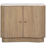 Fluid contours give shape to this solid mindi nightstand, topped with a creamy marbled top. Two doors with knobbed pulls open to inset shelves for organized bedside storage Amethyst Home provides interior design, new home construction design consulting, vintage area rugs, and lighting in the Alpharetta metro area.