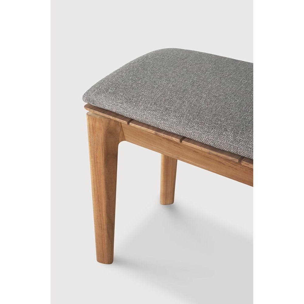 Featuring Bok Mocha Teak Outdoor Bench by Ethnicraft at Amethyst Home. Reminiscent of a goat's curved horns, the Bok collection combines sculptural elegance and contemporary crafting into a graceful and airy form. Taking the quality design of the Bok collection outdoors, the Bok outdoor bench pairs perfectly with the Bok dining table, but also as a standalone outdoor seating opti. Amethyst Home provides interior design, new construction, custom furniture, and area rugs in the Scottsdale metro area