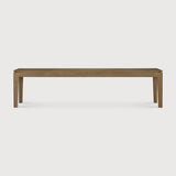 Featuring Bok Teak Bench by Ethnicraft at Amethyst Home. Reminiscent of a goat's curved horns, the Bok collection combines sculptural elegance and contemporary crafting into a graceful and airy form. The Bok bench will pair perfectly with the Bok dining table. But also, as a stand-alone against a wall, in a hallway, or at the end of a bed.Adjustable Feet : NoBrushed : NoCollectio. Amethyst Home provides interior design, new construction, custom furniture, and area rugs in the Des Moines metro area