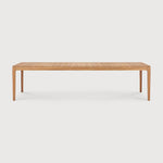 Featuring Bok Teak Outdoor Dining Table by Ethnicraft at Amethyst Home. Reminiscent of a goat's curved horns, the Bok collection combines sculptural elegance and contemporary crafting into a graceful and airy form. Just like its matching chair, the Bok dining table is another signature design. Its airy shape yet rock-solid construction make this piece a timeless and remarkable desig. Amethyst Home provides interior design, new construction, custom furniture, and area rugs in the Houston metro area