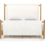 Featuring Bowen Bed by Four Hands at Amethyst Home. Bring a cozy hygge vibe to the bedroom with this textured Bowen Bed. Framed by light-finished solid oak, a sling-style bed features faux shearling head and foot boards -- sure to elevate any bedroom. 
Queen Overall Dimensions: 64.25"W x 87.25"L x 48"HKing Overall Dimensions: 80.25"W x 88.50"L x 48"H
Colo.  Amethyst Home provides interior design, new home construction design consulting, vintage area rugs, and lighting in the Scottsdale metro area.