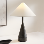 Featuring Brachion Medium Table Lamp Black Pearl by Visual Comfort at Amethyst Home. Illuminate your space with the Brachion Medium Table Lamp in Black Pearl. This elegant lamp adds a touch of sophistication to any room, while providing warm and inviting lighting. Its sleek design and high-quality materials make it a luxurious addition to your decor. Experience artful lightin. Amethyst Home provides interior design, new construction, custom furniture, and area rugs in the Salt Lake City metro area
