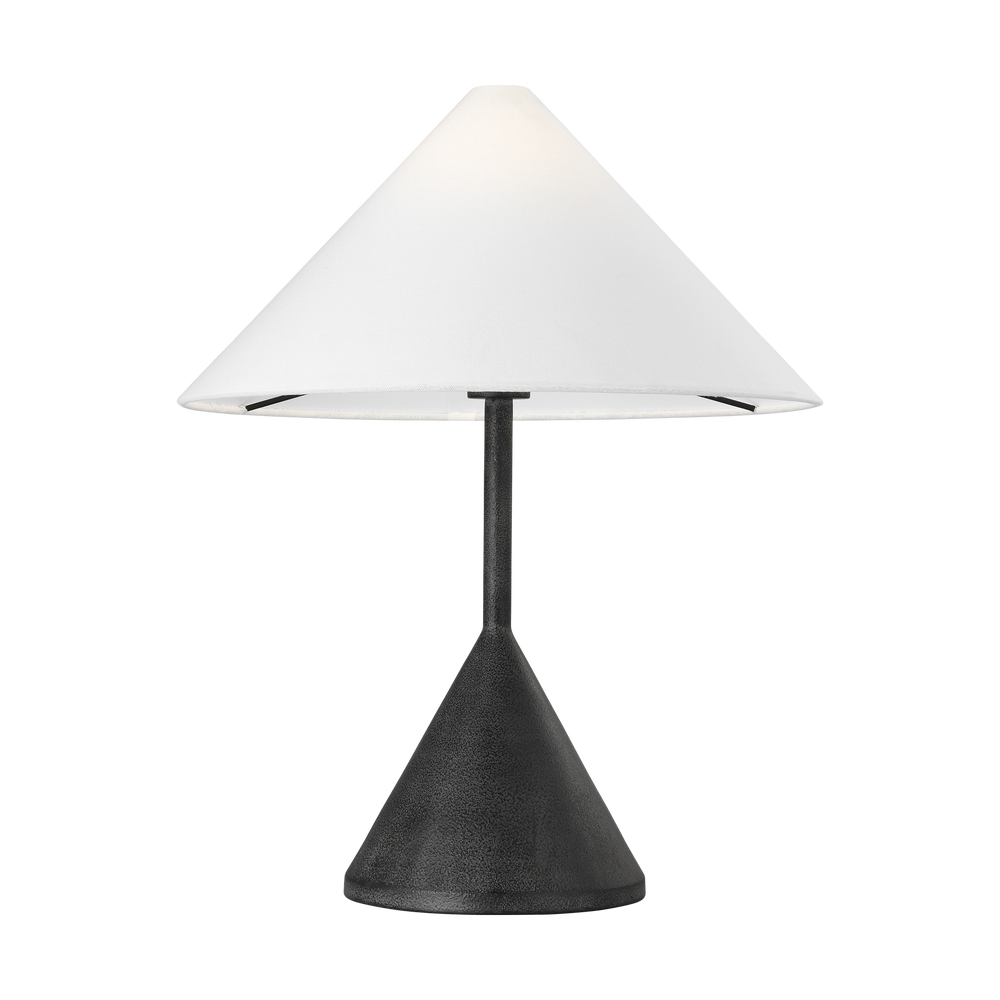 Featuring Brachion Medium Table Lamp Black Pearl by Visual Comfort at Amethyst Home. Illuminate your space with the Brachion Medium Table Lamp in Black Pearl. This elegant lamp adds a touch of sophistication to any room, while providing warm and inviting lighting. Its sleek design and high-quality materials make it a luxurious addition to your decor. Experience artful lighting with . Amethyst Home provides interior design, new construction, custom furniture, and area rugs in the Seattle metro area