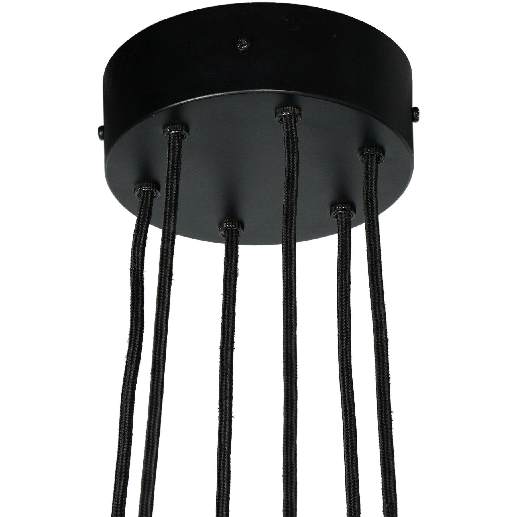 Featuring Branson Aged Brass Iron Chandelier by Four Hands at Amethyst Home. A wide, shallow bowl in aged brass with six sockets, diffusing light upward for an ambient glow. Suspended by six sleek cords, its streamlined design eschews traditional tension wires for a clean silhouette.Overall Dimensions: 26.00"w x 26.00"d x 7.75"hWeight : 17.09 lbsMaterials : Iron, Thermoplastic. Amethyst Home provides interior design, new construction, custom furniture, and area rugs in the Portland metro area