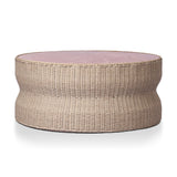 Brixby Outdoor Coffee Table - Desert Marble | shipping 10/25/2026