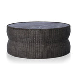 Brixby Outdoor Coffee Table - Merlot Marble | shipping 12/10/2026