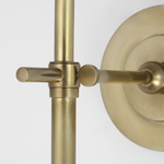 Featuring Bryant 27" Cordless Tail Sconce Hand-Rubbed Antique Brass by Visual Comfort at Amethyst Home. Bryant 27" Cordless Tail Sconce in Hand-Rubbed Antique Brass with Linen Shade
Overall Dimensions: 6.5" L x 6.5" W x 26.75" HWeight : 3 lbs.. Amethyst Home provides interior design, new construction, custom furniture, and area rugs in the Los Angeles metro area