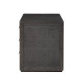 Bucco Nightstand - Black Faux Shagreen | shipping 12/15/2026