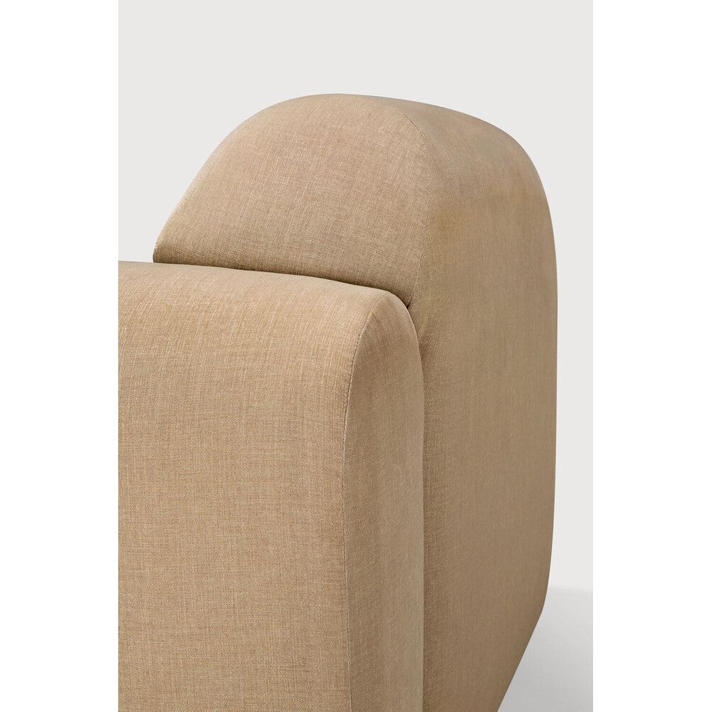 Featuring Bulky Light Sepia Modular Sofa by Ethnicraft at Amethyst Home. The Bulky celebrates simplicity and versatility in one cohesive form. Its mono-volume design, softened by rounded corners and accentuated with subtle stitching details, lends understated elegance to any space. The clean silhouette pairs with luxurious upholstery and thoughtful contours to provide lasting comfort.. Amethyst Home provides interior design, new construction, custom furniture, and area rugs in the Miami metro area