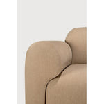 Featuring Bulky Light Sepia Standard Right Modular Sofa Set by Ethnicraft at Amethyst Home. The Bulky celebrates simplicity and versatility in one cohesive form. Its mono-volume design, softened by rounded corners and accentuated with subtle stitching details, lends understated elegance to any space. The clean silhouette pairs with luxurious upholstery and thoughtful contours t. Amethyst Home provides interior design, new construction, custom furniture, and area rugs in the Laguna Beach metro area