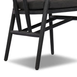 Buxton Outdoor Dining Chair - Stained Black Teak