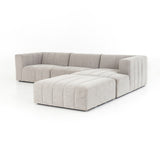 Langham Channeled 3-Piece Sectional - Napa Sandstone