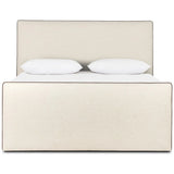 Streamlined with contrast piping, an upholstered bed offers relaxed comfort with an edge of modern detail. Upholstered in Crypton® performance fabric for a perfectly tailored look, the performance fabric is specially engineered for protection against stains, moisture and odor Amethyst Home provides interior design, new home construction design consulting, vintage area rugs, and lighting in the Seattle metro area.