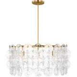 Candace 32 Chandelier - Burnished Brass