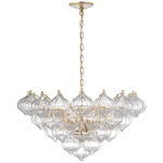 Featuring Caselli 36" Basket Chandelier Gild by Visual Comfort at Amethyst Home. Caselli 36" Basket Chandelier in Gild with Clear Glass
Overall Dimensions: 35.75" L x 35.75" W x 19.25" HWeight: 42 lbs.. Amethyst Home provides interior design, new construction, custom furniture, and area rugs in the Des Moines metro area
